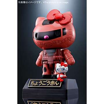 TAMASHII NATIONS - Hello Kitty - Hello Kitty X Char's Zaku II, Bandai Spirits Chogokin Die-Cast Meta...