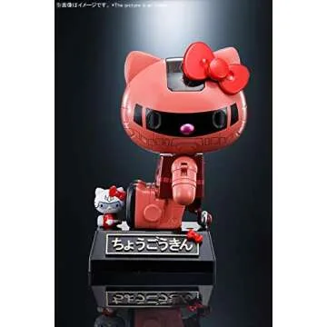 TAMASHII NATIONS - Hello Kitty - Hello Kitty X Char's Zaku II, Bandai Spirits Chogokin Die-Cast Metal Collectible