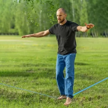 Get Out! Slackline Beginner Kit for Kids and Adults