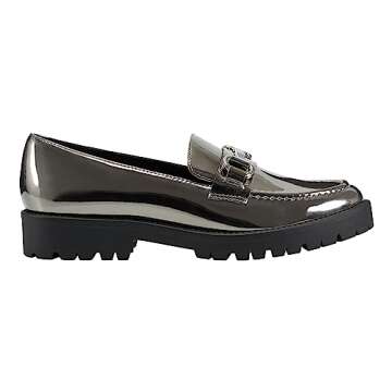 Bandolino Women's Franny Loafer, Pewter 060, 7
