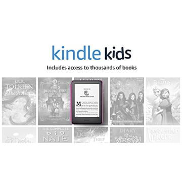Kindle Kids (2019 release), a Kindle designed for kids, with parental controls - Pink Cover
