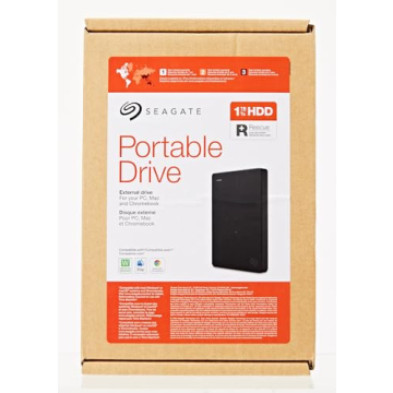 Seagate Portable 1TB External Hard Drive HDD for PC, Mac, & Gaming