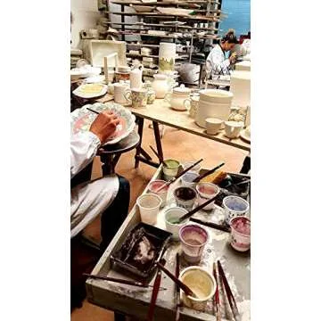 CERAMICHE D'ARTE PARRINI - Italian Ceramic Art Pottery Serving Bowl Small Centerpieces Hand Painted Decorative Lemons Made in ITALY Tuscan