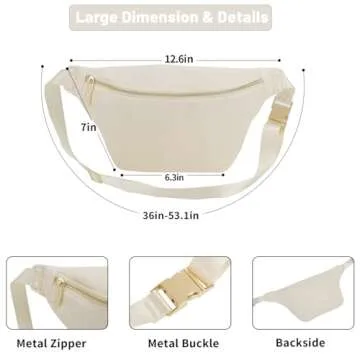 Shop YogoRun Beige Fanny Pack Stylish & Functional