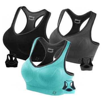 FITTIN Women's Padded Sports Bras - Comfortable Fit for All Activities
