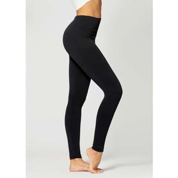 Conceited Fleece Lined Leggings - Stylishly Warm Comfort