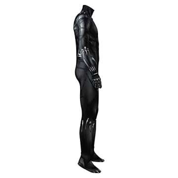 Boomtrader Adult Black Muscle Battle Suit Costume for Halloween & Cosplay