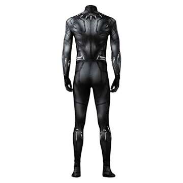Boomtrader Black Muscle Battle Suit - Adult Cosplay Costume