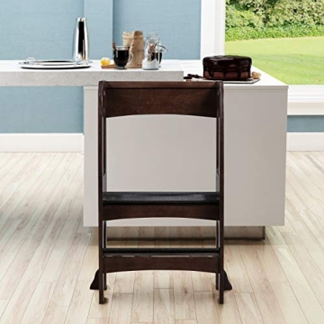 Safe Non-Slip Wooden Toddler Step Stool for Kitchen Helpers