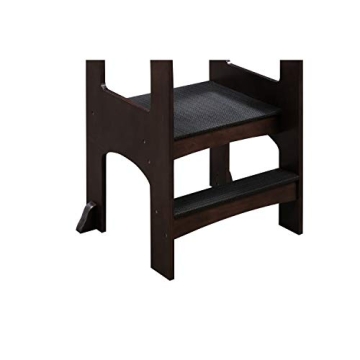 Safe Non-Slip Wooden Toddler Step Stool Kitchen Helper