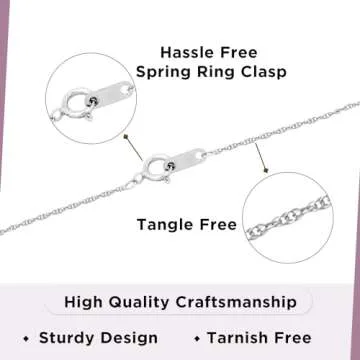 Elegant Jewelili 10K White Gold Diamond Twist Pendant