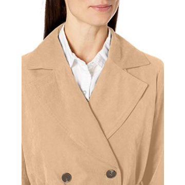 Women's Relaxed-Fit Water-Resistant Trench Coat | Amazon Essentials