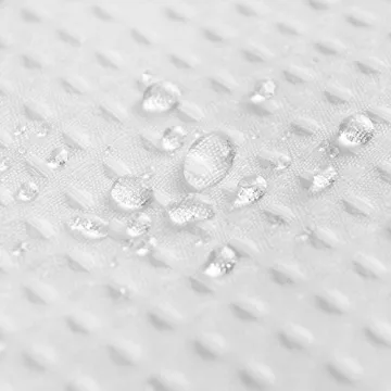 Luxury Waffle Weave Shower Curtain - Spa Quality Design