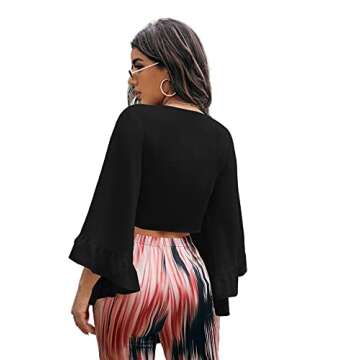 Romwe Casual Soft Cloth Black