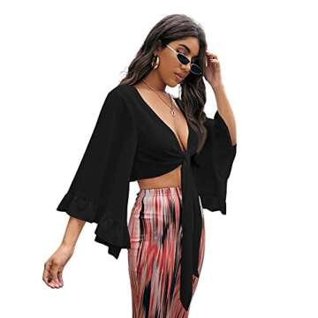 Romwe Casual Soft Cloth Black