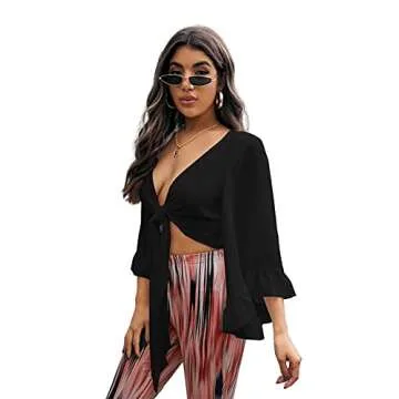 Romwe Casual Soft Black Top - Soft, Stylish & Versatile