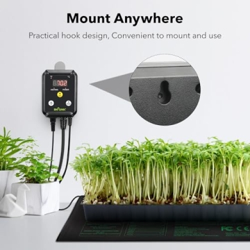 BN-LINK Digital Heat Mat Thermostat for Reptiles & Plants