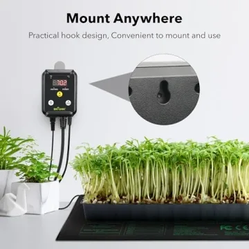 BN-LINK Digital Heat Mat Thermostat for Reptiles & Plants