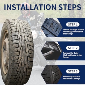 Effortless Tire Repair with Opvixi Screw in Tire Plugs