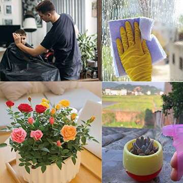 Avenoir Mister Spray Bottle, 250ml Adjustable Spray Storage Container for Hair, Plant and Home Cleaning, Pink