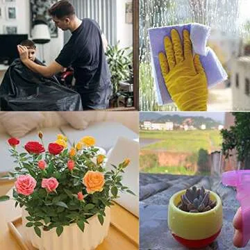 Avenoir Mister Spray Bottle, 250ml Adjustable Spray Storage Container for Hair, Plant and Home Cleaning, Pink