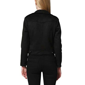 Stylish CHARTOU Women's Faux Suede Biker Jacket