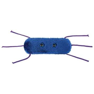 GIANTmicrobes Listeria Plush – Learn About Health, Bacteria and Food Safety with This Unique Fun Gift for Family, Friend, Teachers, Chefs, Foodies, Doctors, Students, Scientists and Public Health