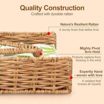 Elegant Gtencemen Weighted Napkin Holder for All Occasions