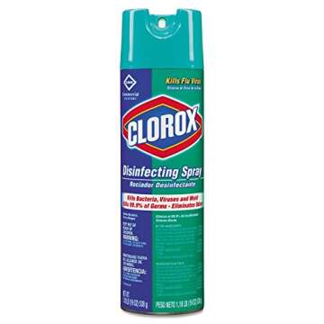 Clorox Disinfecting Spray Multi-Surface Cleaner, Kill Bacteria, Viruses and Mold, Eliminate Odors, 1...