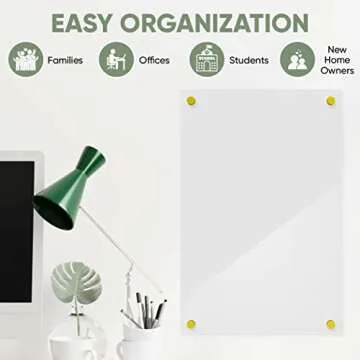 Acrylic Dry Erase Board - Perfect for Home and Office