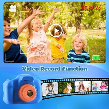 HOMHOW Kids Camera HD 20MP Dual Lens Digital Camera for Children