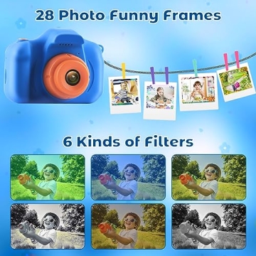 HOMHOW Kids Camera HD 20MP Dual Lens Digital Camera for Children