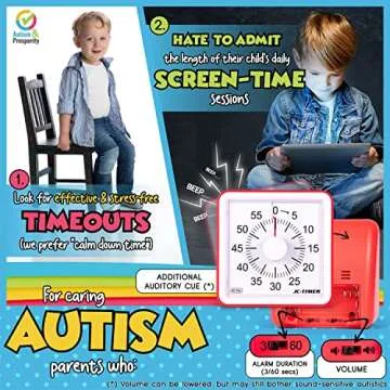 Autism & Prosperity Time Schedule Tasks - Autism Learning Materials, Special Education Autism Sensory Products, Sensory Toys for Kids with Autism, Visual Schedule for Kids with Autism Age 3 4 5 7 8 12