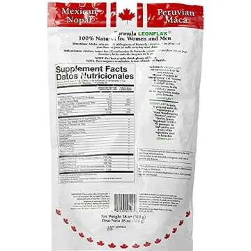 Leonflax, 100% Authentic Canadian Flax Seed, All-natural, High Fiber Content, Dietary Supplement to ...