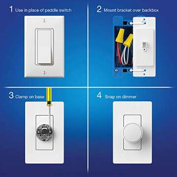 Lutron Aurora Smart Bulb Dimmer for Philips Hue | White