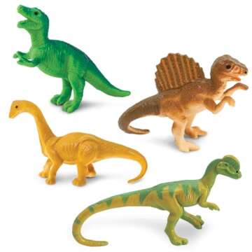 Safari Ltd. Dinos TOOB - Includes 12 Hand-Painted Mini Figurines - T-Rex, Triceratops, Velociraptor, Stegosaurus, Ankylosaurus & More - Dinosaur Toy Figures For Boys, Girls & Kids Toys for Ages 3+