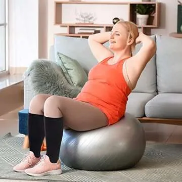 NOVAYARD Plus Size Compression Socks for Women and Men 20-30 mmhg Extra Wide Calf Compression Socks for Circulation Support 3 Pairs