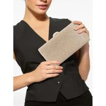 Elegant Dexmay Rhinestone Clutch for Formal Events