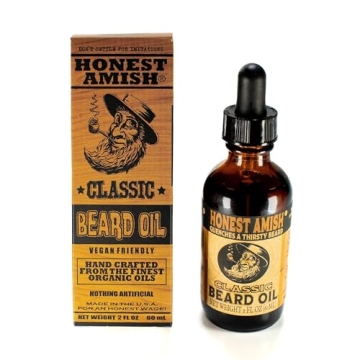 Honest Amish Classic Beard Oil: Organic & Craftsmanship