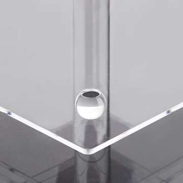 Clay Tonic 4 Tiered Acrylic Cupcake Holder for Events