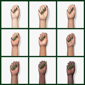 VENALISA 15ml Emerald Green Gel Nail Polish, Dark Green Gel Polish Lime Green Color Soak Off UV LED Nail Gel Polish Nail Art Starter Manicure Salon DIY at Home, 0.53 OZ