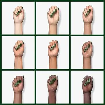 VENALISA 15ml Emerald Green Gel Nail Polish, Dark Green Gel Polish Lime Green Color Soak Off UV LED Nail Gel Polish Nail Art Starter Manicure Salon DIY at Home, 0.53 OZ