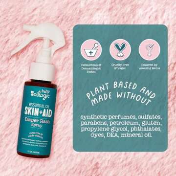 Gentle Oilogic Diaper Rash Spray for Baby 1.7oz