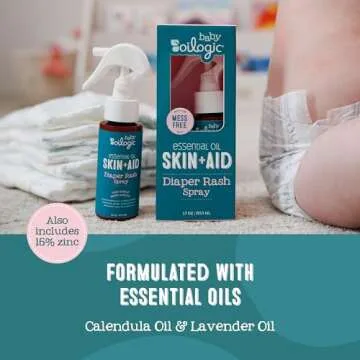 Gentle Oilogic Diaper Rash Spray for Baby 1.7oz