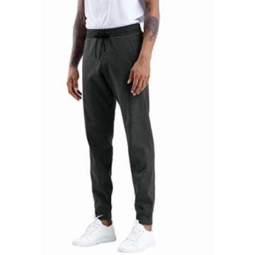THE GYM PEOPLE Men's Fleece Joggers Pants with Deep Pockets Athletic Loose-fit Sweatpants for Workou...