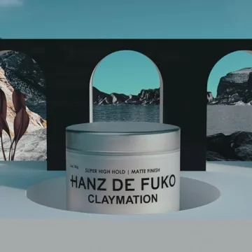 Hanz de Fuko Claymation Hair Clay for Strong Hold