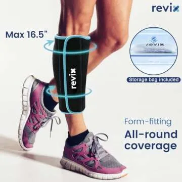 REVIX Calf Cold Pack - Reusable Ice Pack for Recovery