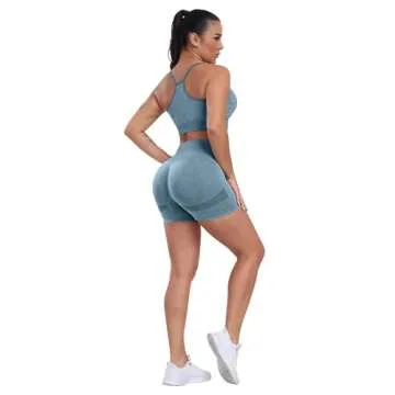 CHRLEISURE High Waisted Butt Lifting Scrunch Shorts