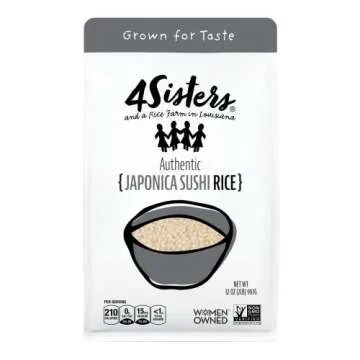 4Sisters Authentic Short Grain Sushi Rice - Women Owned