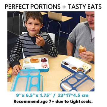 Versatile Bento Box Lunch Set for Kids and Adults - 6 Compartments